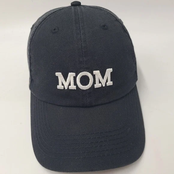 Women Mom MILF Hat Strapback Open‎ Road Black White Logo Funny Joke Humor Casual