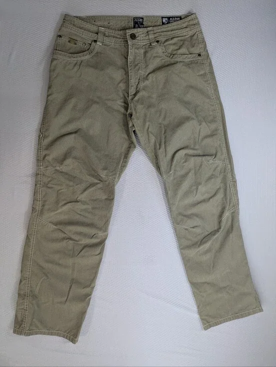 Kuhl Men's Pants Olive/Tan Workstyle Pants