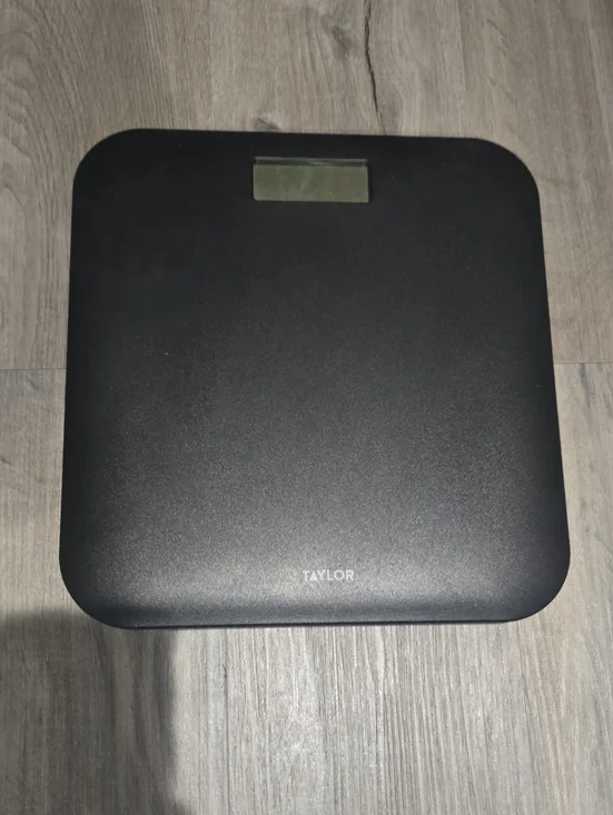 Taylor Black Digital Bath Scale with LCD Display