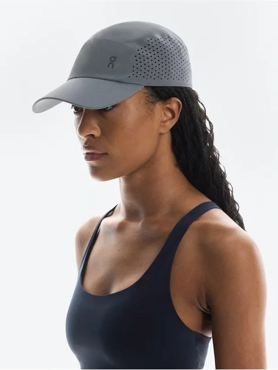 On Running Women's Perforated Vent Cap — Gray