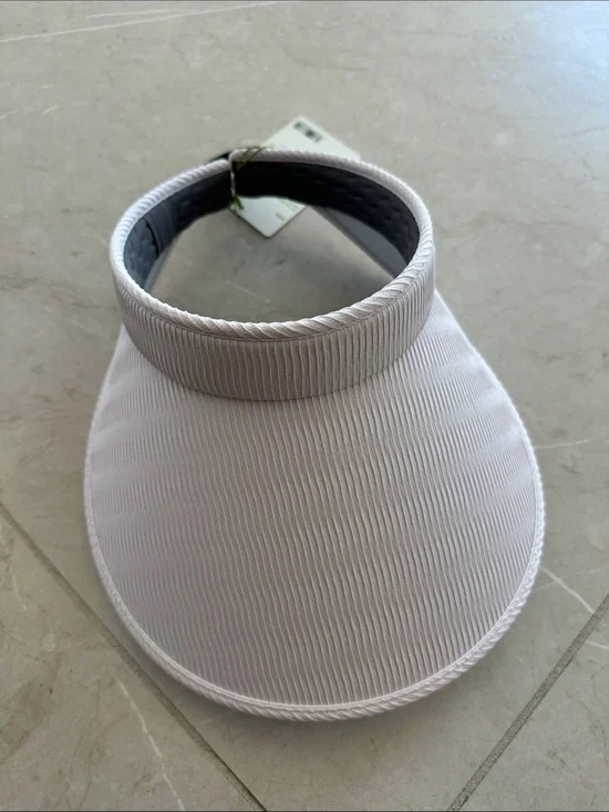 Women's Light Pink Wide Brim Sun Visor
