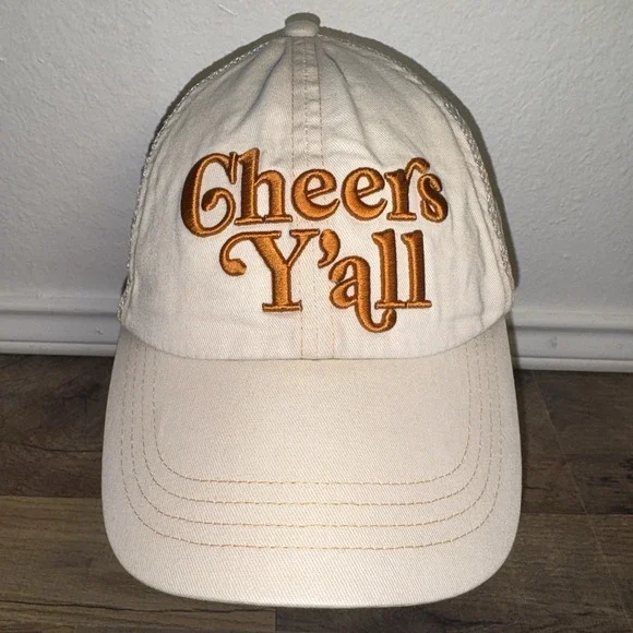 Idyllwind By Miranda Lambert Snapback Trucker Hat Cap Beige Cheers Yall