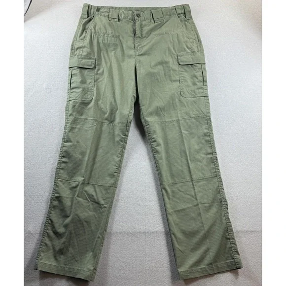 Propper Pants Mens 40x34 Green Cargo Ripstop Relaxed Fit Stretch Outdoor Hiking