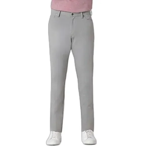 Swet Tailor Men's All In Light Gray 4-Way Stretch Jean Style Golf Pants 40 X 32