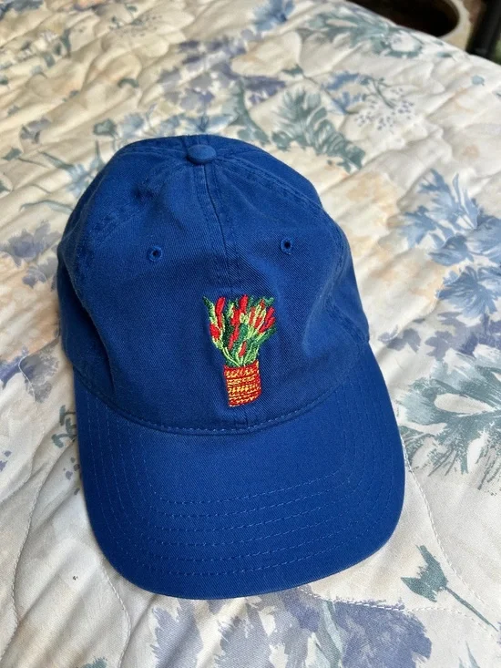 OFFICIAL Harry Styles Harry’s House Embroidered Blue Tulip Baseball Cap