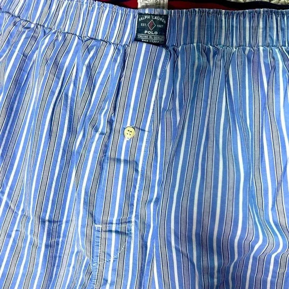 Polo Ralph Lauren Men’s XL Blue Stripe Cotton Pajama Pants
