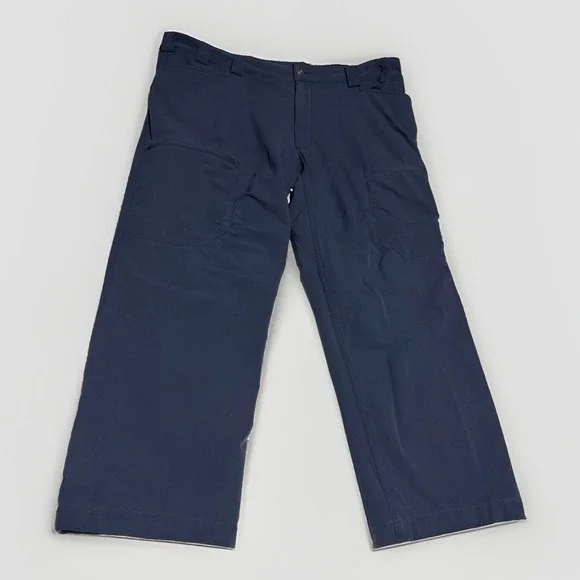Duluth Trading Flexpedition Relaxed Fit Cargo Pants Mens 40x30 Navy