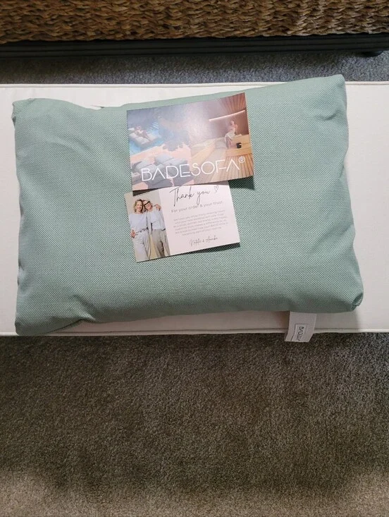 Sage Green Decorative Bath Pillow