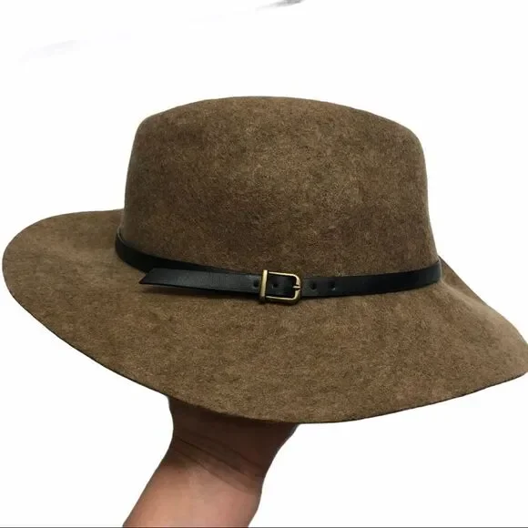 Wool fedora boho hat One size fits all‎