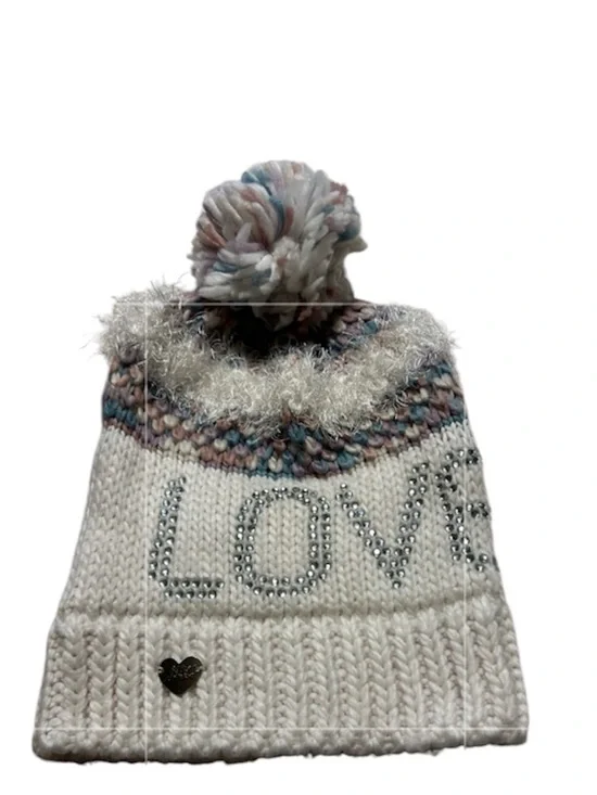 Betsey Johnson Pom Chenille Hat