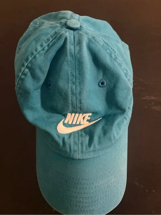 Nike Teal Baseball Cap with White Logo