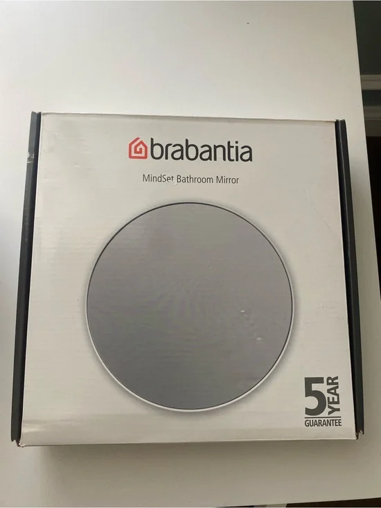 New Brabantia MindSet Bathroom Mirror - black