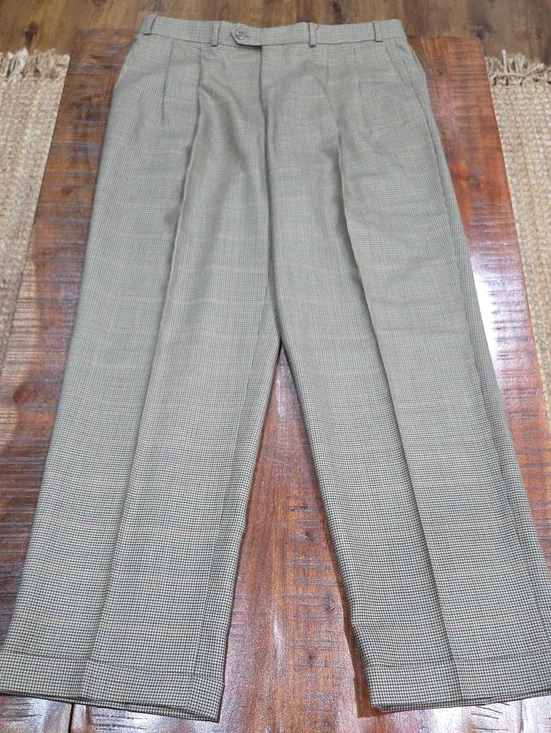 Polo University By Ralph Lauren Wool Tweed Dress Pants