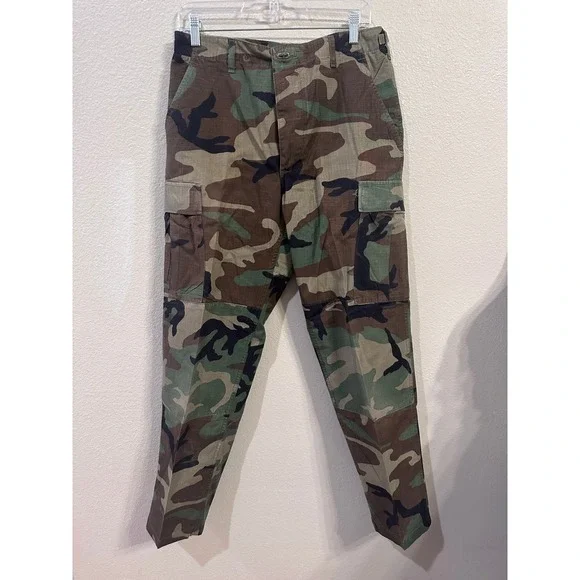 Camo Cargo Pants Military Army Style Streetwear Trousers