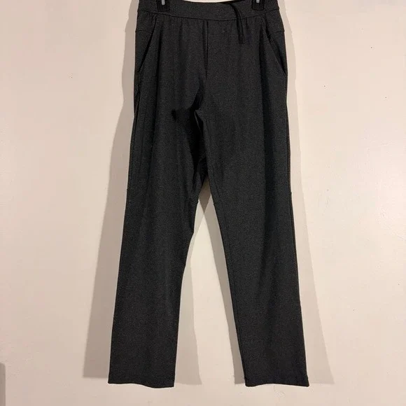 Lululemon Athletic Pants Mens M Charcoal Gray Heather Excellent ABC Straight Leg