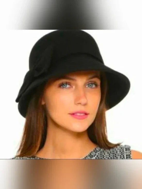 Kate Spade Wool Cloche Hat with Bow