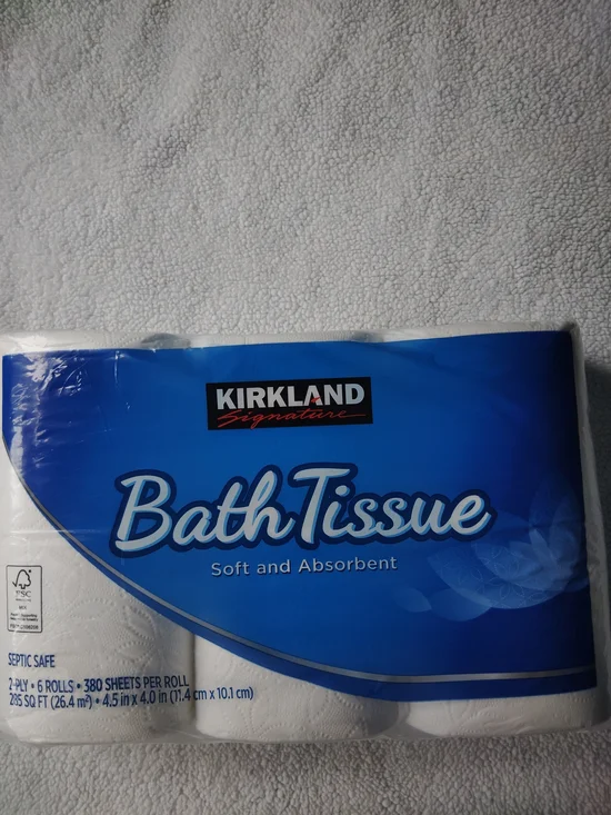 Kirkland Signature Blue Bath Tissue Pack