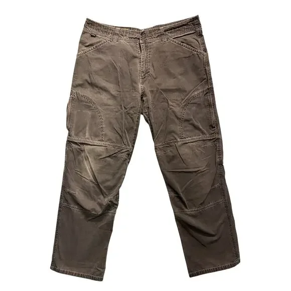 Kuhl Pants Mens 38x34 Brown Vintage Patina Dye Crag Series Hiking Outdoor