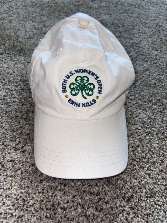 White 80th U.S. Women's Open Erin Hills Embroidered Baseball Cap