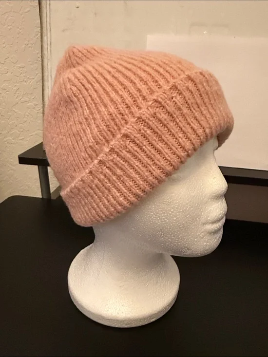 a new day Blush Ribbed Knit Beanie