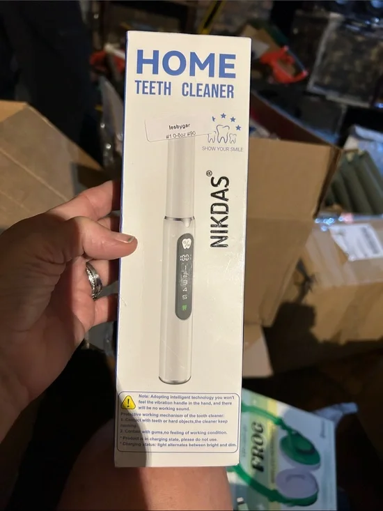 NIKDAS Home Teeth Cleaner - White