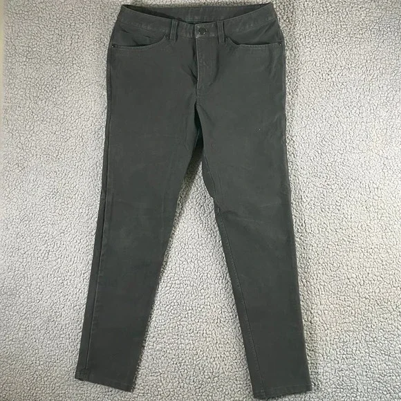 Lululemon Mens 31x30 Charcoal Black Slim Fit ABC Pants Canvas Techwear Commuter