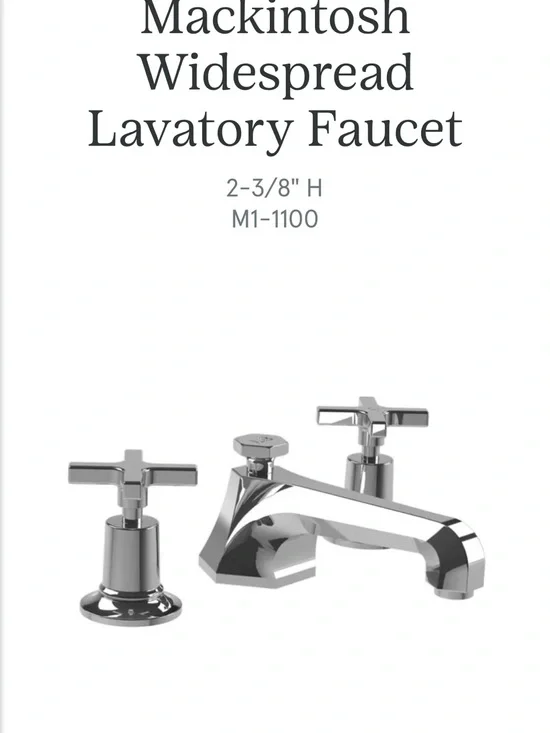 Mackintosh 3-Hole Basin Mixer in Silver Nickel