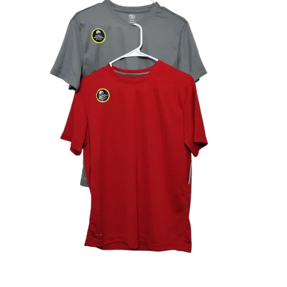 Bundle Of 2 Athletic Works Men's‎ S Performance Tee Gym Run Workout