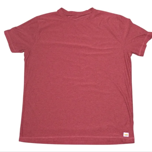 Vuori Heather Red Crew Neck Short‎ Sleeve Tee