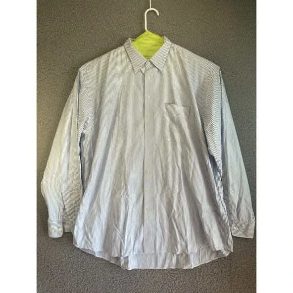 Cutter & Buck  Men's Dress‎ Shirt Sh Blue/White SIZE 3XT