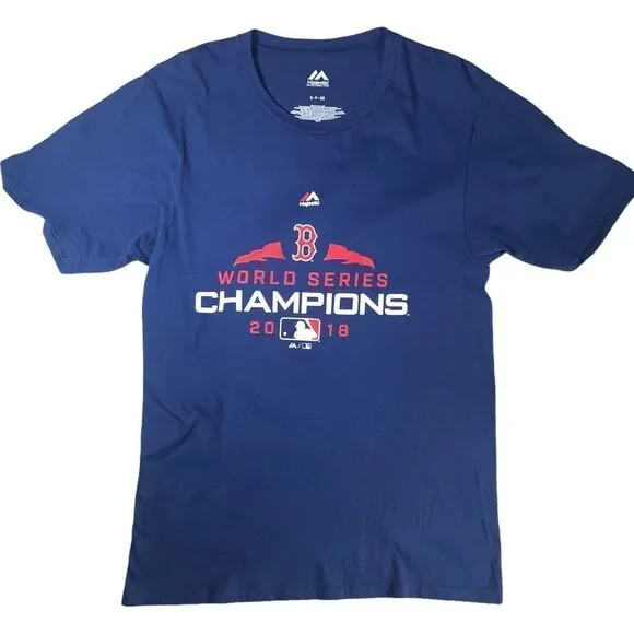 ❌❌ NOT FOR SALE Majestic Boston Red Sox 2018 World Series Champions Tee MLB
