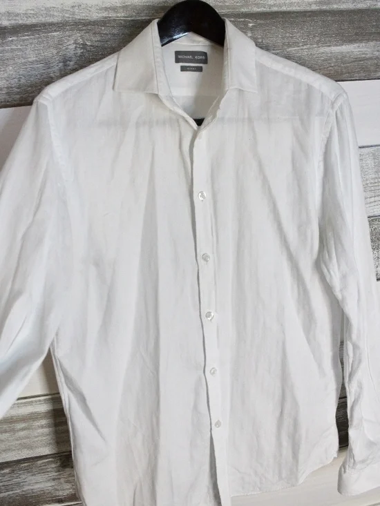Michael Kors white button down shirt