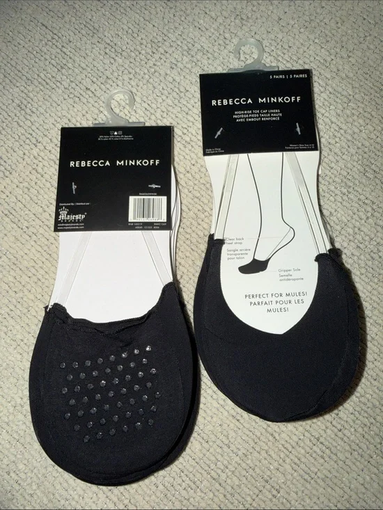 Rebecca Minkoff Women’s No-Show Liner Socks - Black NWT