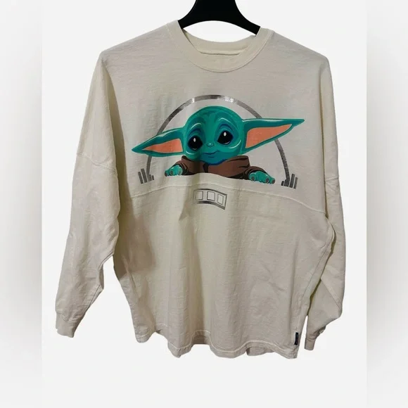Disney Star Wars‎ Size LargeThe Mandalorian Baby Yoda Grogu Cotton Spirit Jersey