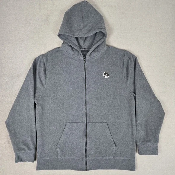 American Needle Hoodie Mens Large Reddimg Country Club Full Zip‎ Soft Golf