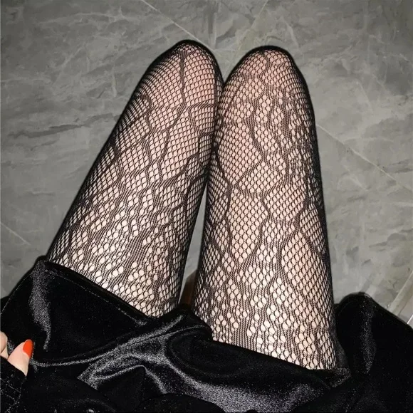 Gothic Tights Sexy Cosplay Costume Fishnet Stockings Nylon Thigh High Pantyhose