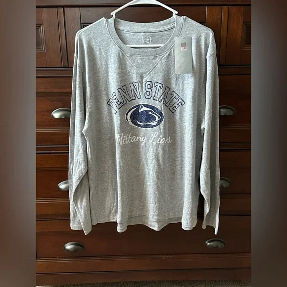 NWT Pro Edge Gray Long Sleeve Penn State Tee