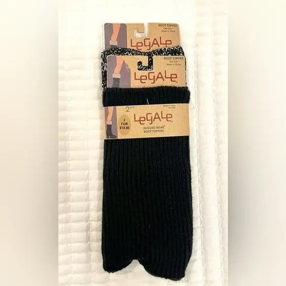 Legale Boot Toppers-‎ Set of 2-  NWT