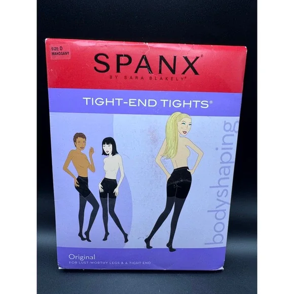 Spanx Tight-End Tights Original Bodyshaping Mahogany Brown Size D 128A NEW