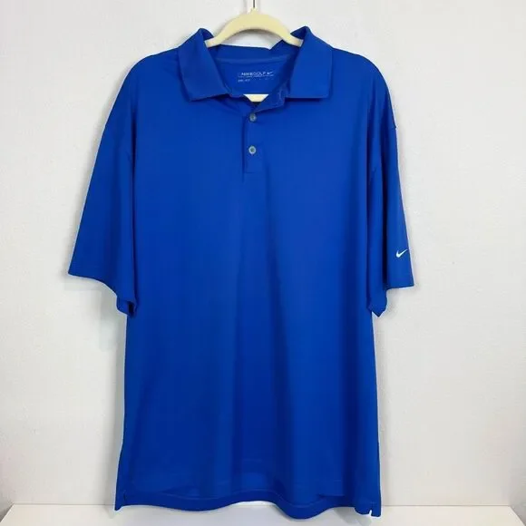 Nike Golf Blue Performance  Polo Shirt XXL