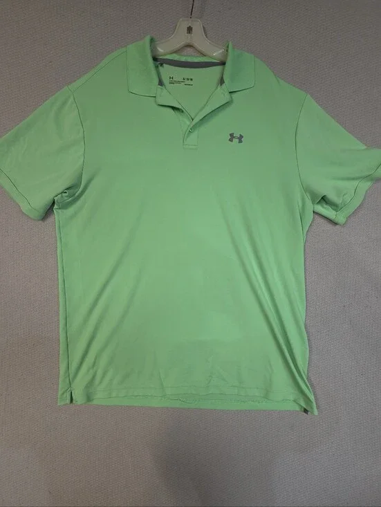 Under Armour Men’s Neon Green Performance Polo