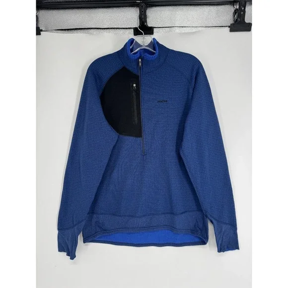 Patagonia R1 Flash Pullover Mens Large Half 1/2 Zip Vintage Thermal Lined 40103