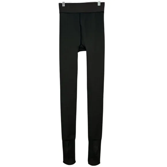 Dark Brown Thermal Fleece lined tights size S