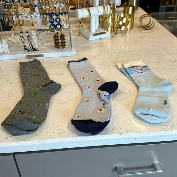 J Crew 3 pack Sports socks​