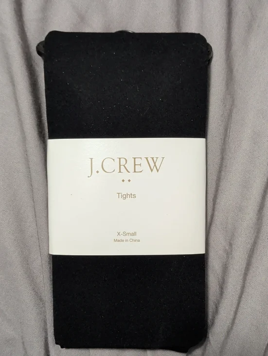 J. Crew Black Tights - new