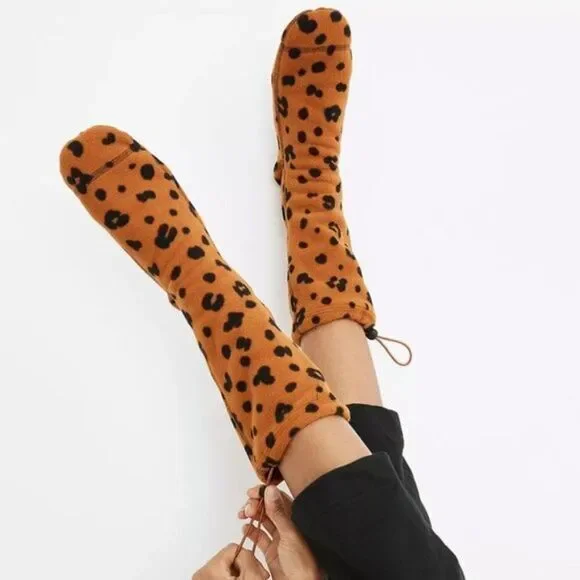NEW Madewell fleece Slipper Socks (L-XL)‎