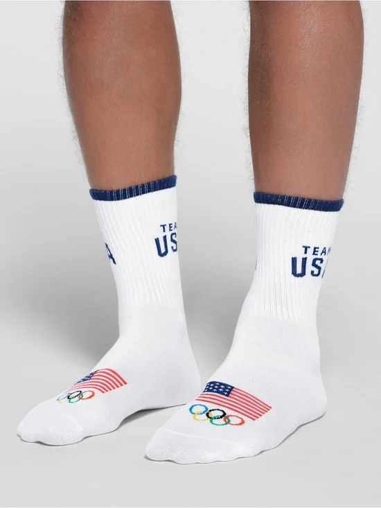SKIMS FOR TEAM USA MENS OLYMPIC SPORT CREW SOCK