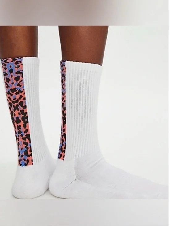 Free people lucky honey front runner tube socks limited edition OS NWOT
