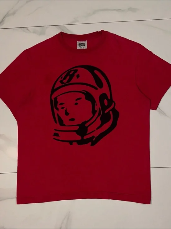 Billionaire Boys Club BBC Astro Helmet Graphic T-Shirt Red Black