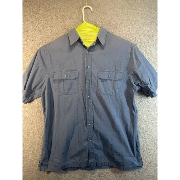 Roundtree Yorke Outdoors  Shirt Mens XLT  Button Down Short Sleeve‎